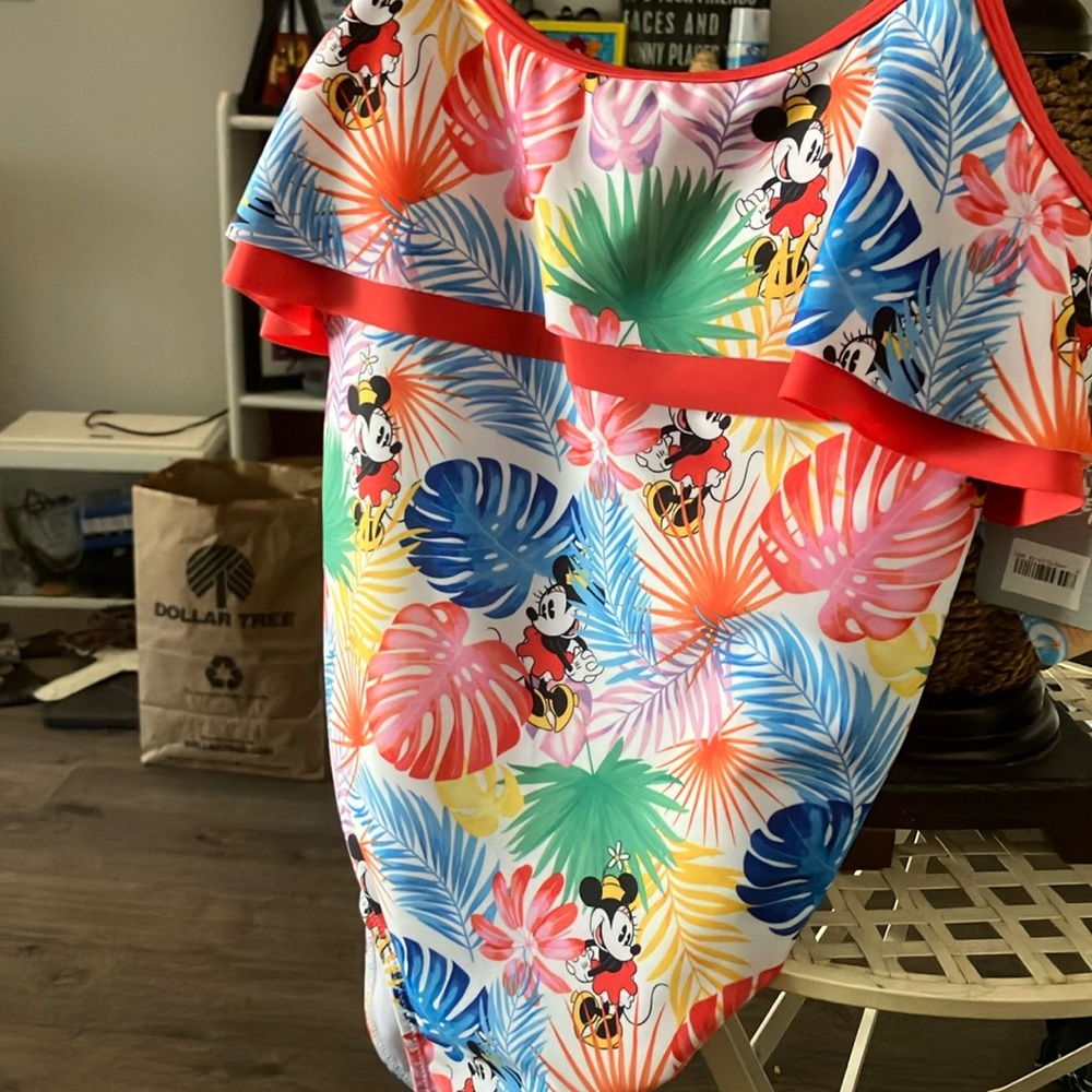 Tropical Minnie Mouse One-Piece Swimsuit